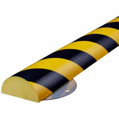 Knuffi® WPK-C+ Surface Wall Protection Kit, 3.28', Black/Yellow, 60-6869