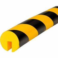 Knuffi® Bumper Guard, B+ Edge, 39"L x 2"W, Black/Yellow, 60-6889