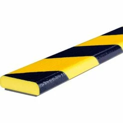 Knuffi® Magnetic Surface Bumper Guard, F, 39"L x 2"W, Black/Yellow, 60-6920