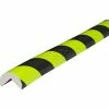 Knuffi 90-Degree Corner Bumper Guard, Type A, 196-3/4"L x 1-9/16"W, Fluorescent, 60-6700-4