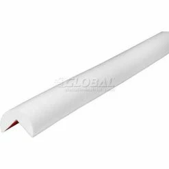 Knuffi 90-Degree Corner Bumper Guard, Type A, 196-3/4"L x 1-9/16"W, White, 60-6700-1