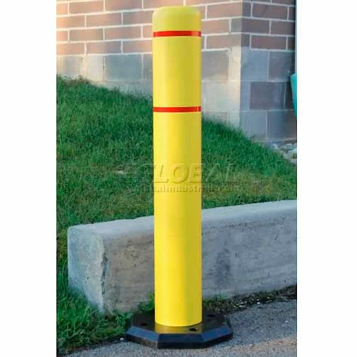 Innoplast BollardGard Anywhere with 25 lb. Rubber Base, Green/No Tape, 7" x 52", BGAW752GNN - Image 3