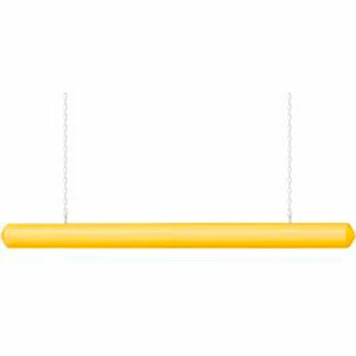 Innoplast Clearance Bar with Round Cap, 7"D x 77"L, Yellow Bar/No Tapes
