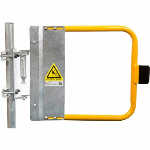 Kee Safety SGNA027PC Self-Closing Safety Gate, 25.5" - 29" Length, Safety Yellow