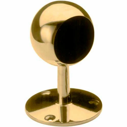 Lavi Industries, Ball End Post, for 1.5" Tubing, Polished Brass - Image 3