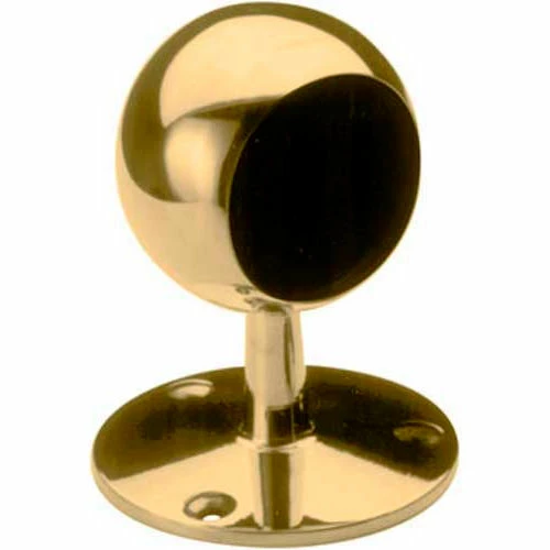 Lavi Industries, Ball End Post, for 2" Tubing, Polished Brass - Image 3