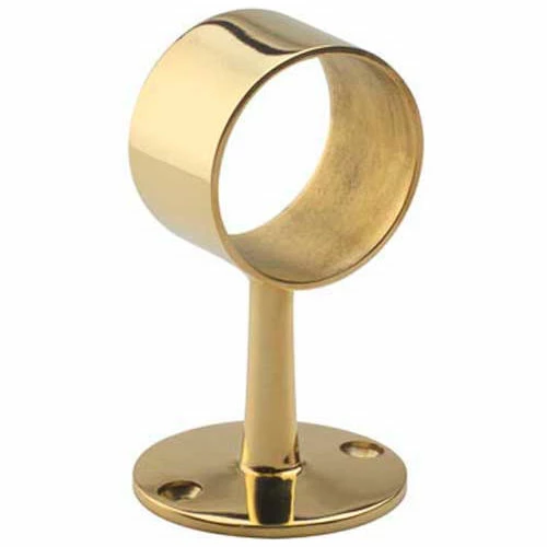 Lavi Industries, Flush Center Post, for 2" Tubing, Polished Brass - Image 3