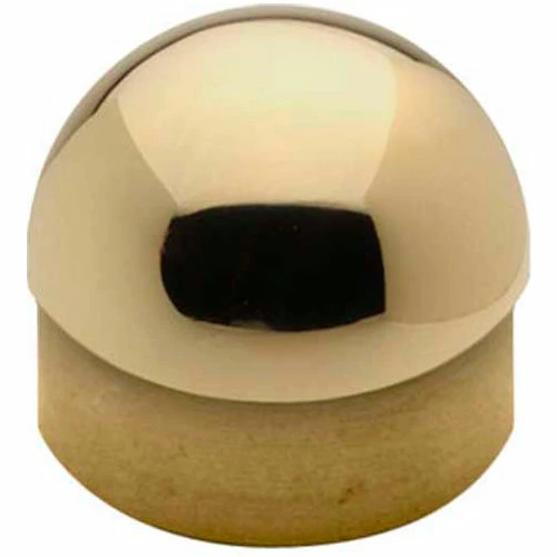 Lavi Industries, Half Ball End Cap, for 2" Tubing, Polished Brass - Image 3