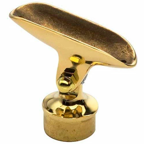 Lavi Industries, Adjustable Saddle, for 1.5" Tubing, Polished Brass - Image 3