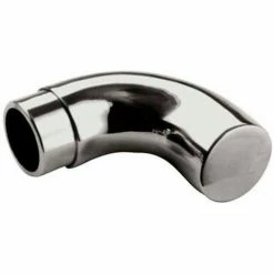 Lavi Industries, Radius Wall Return, for 1.5" Tubing, Polished Stainless Steel