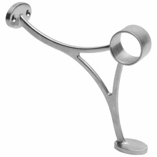 Lavi Industries, Combination Bracket, for 2" Tubing, Satin Stainless Steel