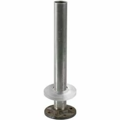 Lavi Industries, Steel Flange and Steel Insert, for 1.5" Tubing, w/Satin Stainless Steel Canopy