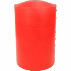Post Guard Light Pole Guard Base Cover LPGRED, 26"Dia. x 41-1/4"H, 4 Rings, Red