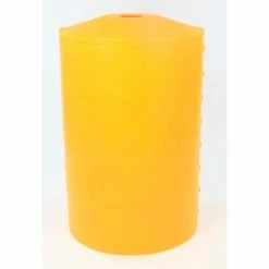 Post Guard Light Pole Guard Base Cover LPGYELLOW, 26" Dia. x 41-1/4"H, 4 Rings, Yellow