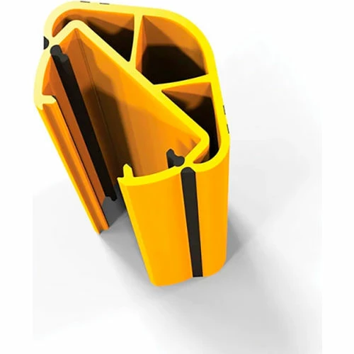A-SAFE RackGuard, 3"W x 3"D x 23-1/2"H, Yellow - Image 3
