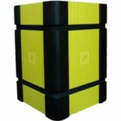 Park Sentry® Column Protector - Corners, For 24" x 24" Square Columns, Black, 4/Carton