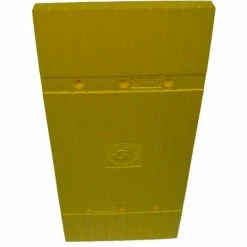 Park Sentry® Column Protector - Planks, For 24" x 24" Square Columns, Yellow, 4/Carton