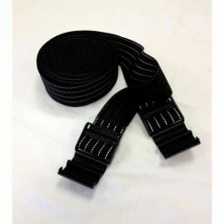 Park Sentry® Black Reflective Strap, 158"L x 2"W, Set of 2