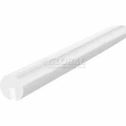 Knuffi Edge Bumper Guard, Type B, 196-3/4"L x 1-9/16"W, White, 60-6710-1