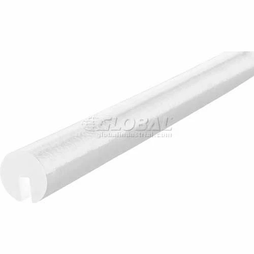 Knuffi Edge Bumper Guard, Type B, 196-3/4"L x 1-9/16"W, White, 60-6710-1