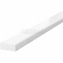 Knuffi Surface Bumper Guard, Type D, 196-3/4"L x 2"W x 13/16"H, White, 60-6730-1