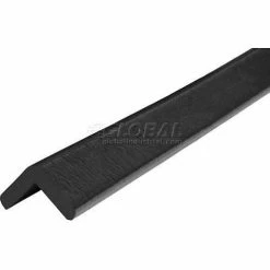 Knuffi Corner Bumper Guard, Type H, 196-3/4"L x 1-7/8"W x 1-7/8"H, Black, 60-6770-3