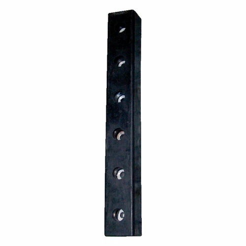 Vestil High-Impact Hardened Molded Dock Bumper DBE-30-1 - 30"L x 4.5"W x 3"H - Sold Each