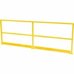 Vestil Square Steel Guard Rail With Toeboard 41-5/8"H X 122-1/2"L