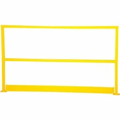 Vestil Square Steel Guard Rail With Toeboard 41-5/8"H X 50-1/2"L