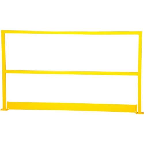 Vestil Square Steel Guard Rail With Toeboard 41-5/8"H X 74-1/2"L