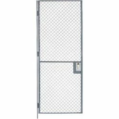Husky Rack & Wire EZ Wire Mesh Partition Hinged Door - 4'Wx8'H