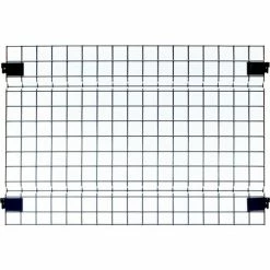 Husky Rack & Wire, Velox, Machine Guard Panel,10"W x 2'H, Black