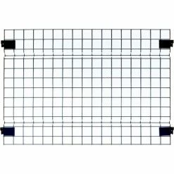 Husky Rack & Wire, Velox, Machine Guard Panel, 5' 10"W x 2'H, Black