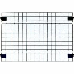 Husky Rack & Wire, Velox, Machine Guard Panel, 6' 10"W x 2'H, Black