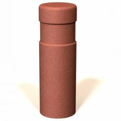 Petersen Manufacturing BAT3612 Round Concrete Bollard, 12" Dia X 36" H, Type B Mount, Sand