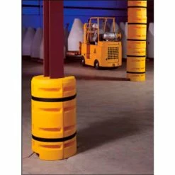 Column Sentry® Column Protector, 10"x 10" Square Opening, 24" O.D. x 42"H, Yellow